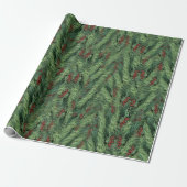 Papier Cadeau Arbre de Noël Christmas (Déroulé)