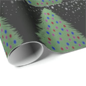 Papier Cadeau Arbre de Noël dans l'enveloppe de cadeau de ~ de (Coin rond)