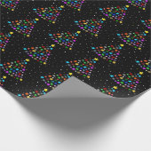 Papier Cadeau Arbre de Noël de l'autisme (Coin)