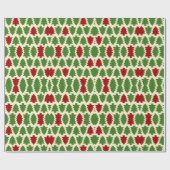 Papier Cadeau Arbre de Noël décoratif (Plat)