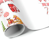 Papier Cadeau Arbre de Noël décoratif (Coin rond)