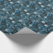 Papier Cadeau Arbre de Noël d'hiver (Coin)