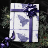 Papier Cadeau Arbre de Noël élégant | Charming Lavender Purple