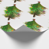 Papier Cadeau Arbre de Noël en papier d'emballage (Coin)
