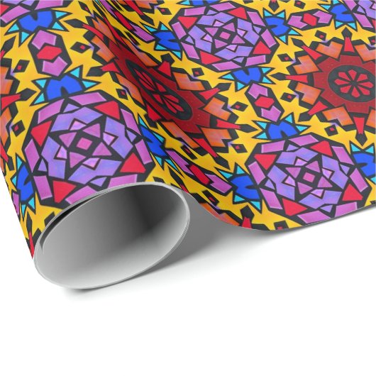 Papier Cadeau Arbre de Noël en verre feuilleté (Coin rond)