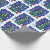 Papier Cadeau Arbre de Noël - Enfants Art pour CHOC (Coin)