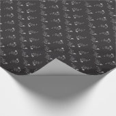 Papier Cadeau Arbre de Noël gothique (Coin)