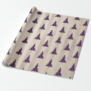 Papier Cadeau Arbre de Noël gothique