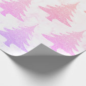 Papier Cadeau Arbre de Noël holographique en marbre (Coin)