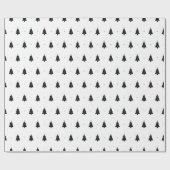 Papier Cadeau Arbre de Noël minimaliste moderne (Plat)