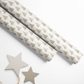 Papier Cadeau Arbre de Noël nordique en bois