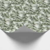 Papier Cadeau Arbre de Noël pin vert (Coin)
