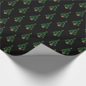 Papier Cadeau Arbre de Noël pour filles de filles (Coin)