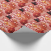 Papier Cadeau Arbre de Noël vintage Tinsel (Coin)