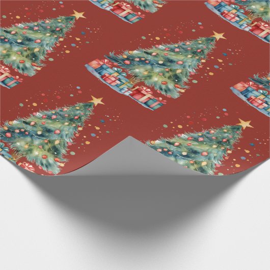 Papier Cadeau Arbre de Noël Waterton (Coin)