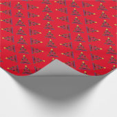 Papier Cadeau Arbre de vacances de kayak (Coin)