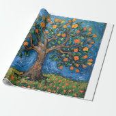Papier Cadeau Arbre de vie artwork,Celtique (Déroulé)