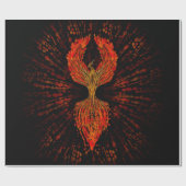 Papier Cadeau Arbre de vie de Phoenix (Plat)