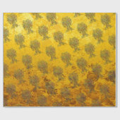 Papier Cadeau Arbre De Vie - Spirales Fruits Feuille 1 (Plat)