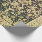 Papier Cadeau Arbre de William Morris de Pre-Raphaelite de cru (Coin)