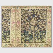 Papier Cadeau Arbre de William Morris de Pre-Raphaelite de cru (Plat)