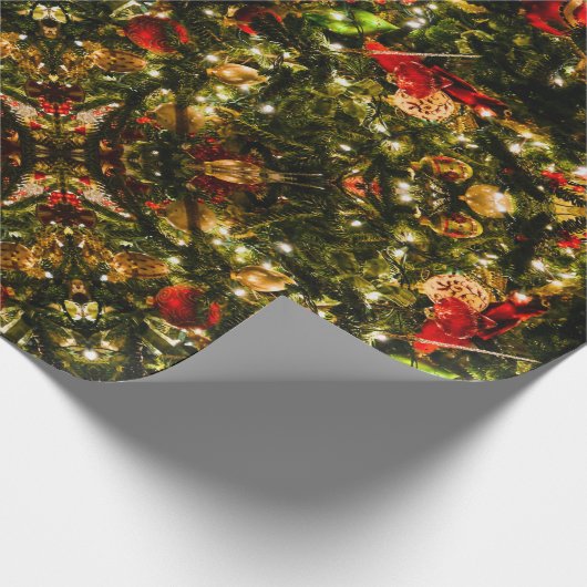 Papier Cadeau Arbre décoré (Coin)