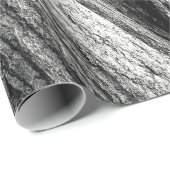 Papier Cadeau Arbre écorce tribus bois (Coin rond)