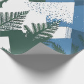 Papier Cadeau Arbre forestier moderne Abstrait (Coin)