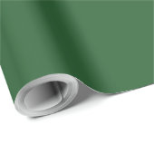Papier Cadeau Arbre minimaliste vert (Coin rond)