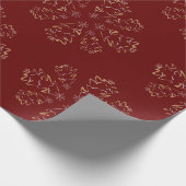 Papier Cadeau Arbre or et argent (Coin)