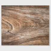 Papier Cadeau Arbre texture bois massif brut (Plat)