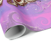 PAPIER CADEAU ARBRES (Coin rond)