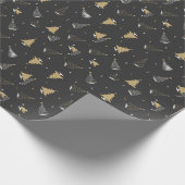 Papier Cadeau Arbres de Noël (Coin)