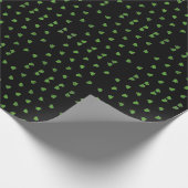 Papier Cadeau Arbres de Noël étincelants (Coin)