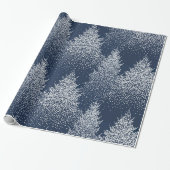 Papier Cadeau Arbres d'hiver (Déroulé)