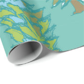 Papier Cadeau Arbres d'hiver (Coin rond)