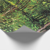 Papier Cadeau Arbres et sous-bois par Vincent van Gogh (Coin)
