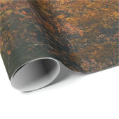 PAPIER CADEAU ARBRES VERTS ET CHAMP DE GRASS (Coin rond)