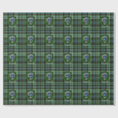Papier Cadeau Arbuthnott Scottish Clan Tartan et Crest (Plat)
