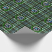 Papier Cadeau Arbuthnott Scottish Clan Tartan et Crest (Coin)