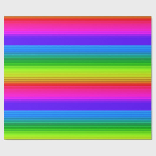 Papier Cadeau Arc arc-en-ciel (Plat)