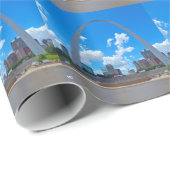 Papier Cadeau Arc-de-bateau (Coin rond)