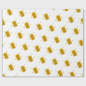 Papier Cadeau Arc d'or Motif magique (Plat)