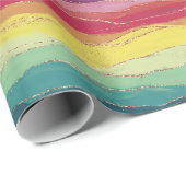 Papier Cadeau Arc-en-ciel (Coin rond)