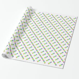Papier Cadeau Arc-en-ciel "2011"