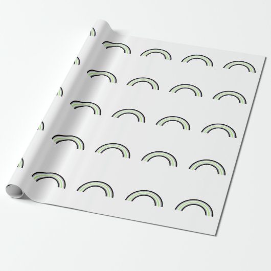Papier Cadeau Arc-en-ciel agender (Déroulé)