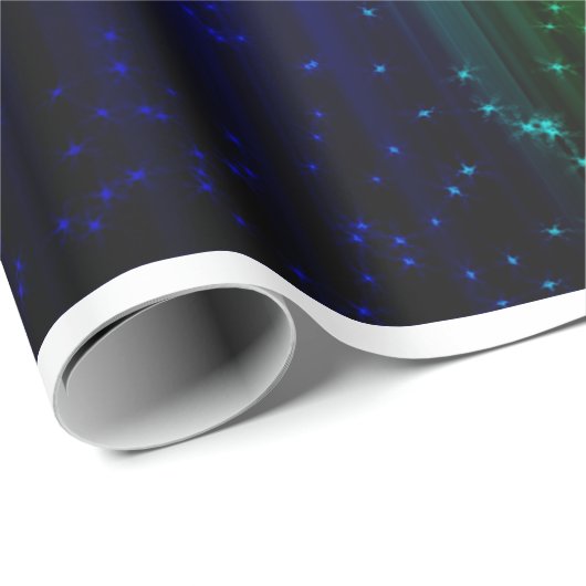 Papier Cadeau Arc-en-ciel clair et classique avec papier d'envel (Coin rond)