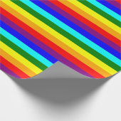 Papier Cadeau Arc-en-ciel classique lumineux (Coin)