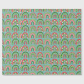 Papier Cadeau Arc-en-ciel d'amour (Plat)