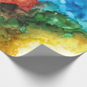 Papier Cadeau Arc-en-ciel des couleurs (Coin)